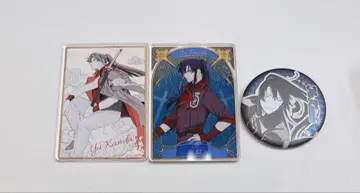 D.Gray-man D.그레이맨 원화전 호시노 카츠라 스탯 카드 캔뱃지