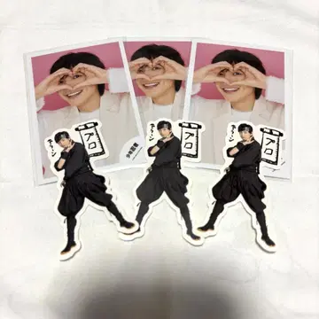 소년 닌자 가와사키 코키 스티커 미니 사진 3세트