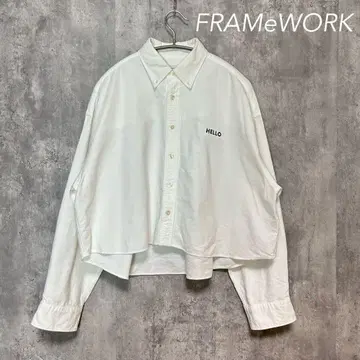 프레임워크 Framework 코튼 옥스 B.D 숏 셔츠