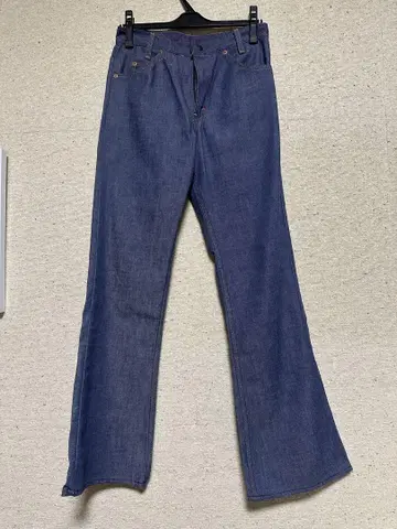 다크 블루 부츠 컷 데님