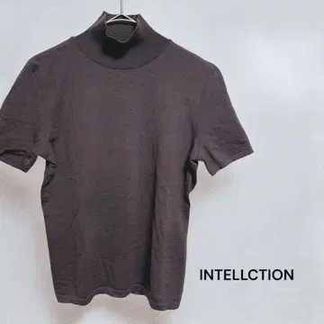 INTELLECTION 인텔렉션 썸머 니트 하이넥 브라운