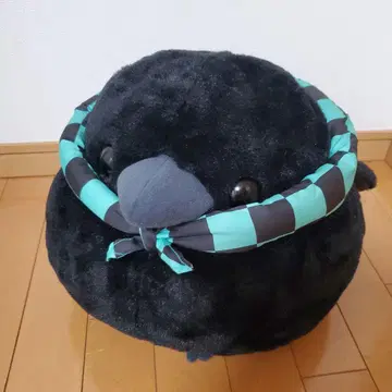 카지로 BIG 봉제 인형 후쿠후쿠 배달 까마귀 빅 사이즈