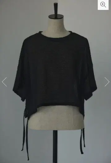 블랙 바이 마우지 완판 short length tops 블랙 새상품