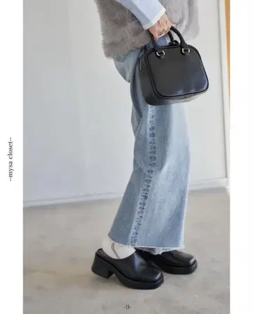 시마무라 다나카 리나 mysa closet 통굽 뮬 LL 사이즈