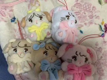 mikko characters 안아주는 리본 마스코트 5종 세트