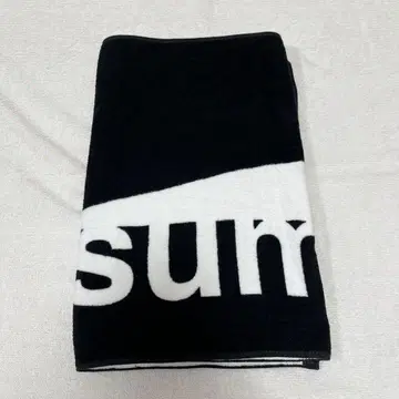 sumika 로고 타월 블랙 검정