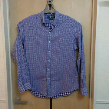 Ralph Lauren 커스텀 핏 체크 셔츠 L
