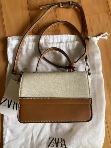 ZARA 캔버스 미니 숄더백