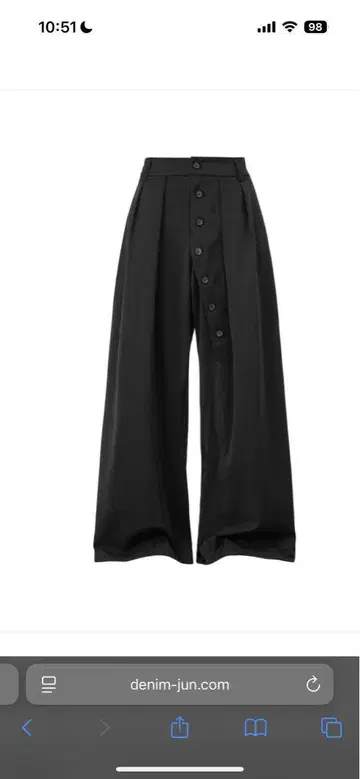 denim jun 같은 형태의 디자인 팬츠