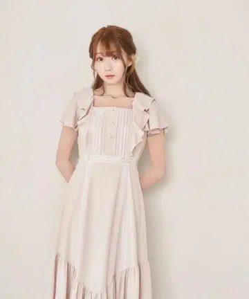 로제 뮤즈 레이스 어레인지 원피스