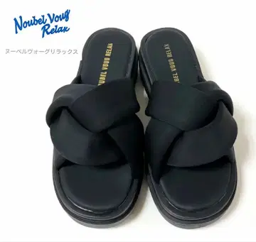 Nouvel Vous Relax 블랙 샌들