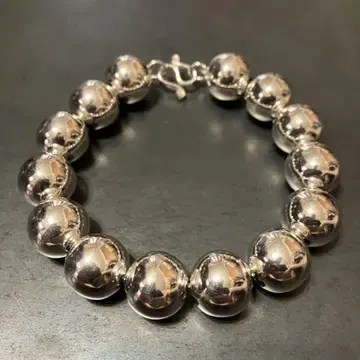 SILVER925 BIG PEAL BRACELET/실버/팔찌