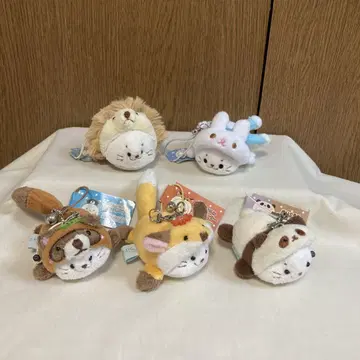 시로탄 핸드폰 클리너 봉제 인형 5개 세트