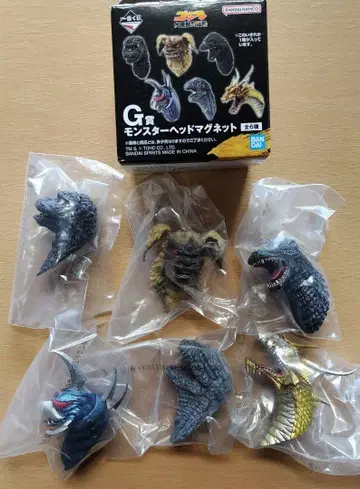 풀 컴프 G상 몬스터 헤드 마그넷 제일복권 고질라 대괴수열전 G