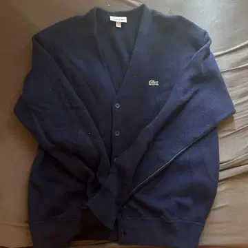 Lacoste 네이비 가디건