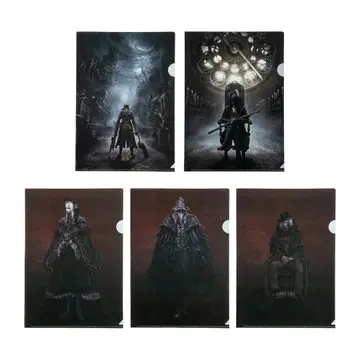 Bloodborne 트레이딩 클리어 파일 전 5종 브래드본