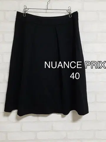 M401 NUANCE PRIX 플리츠 스커트 안감 있음 예쁜 오피스