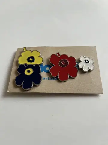 marimekko 핀 배지 미사용