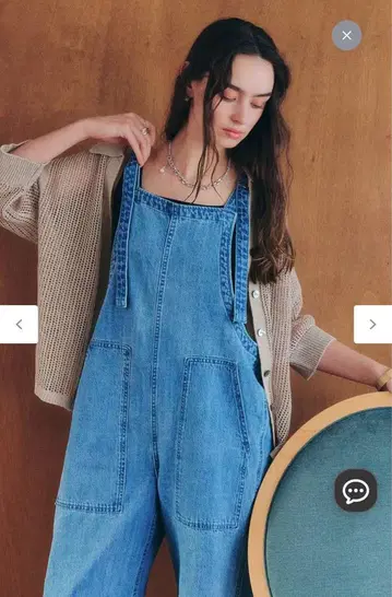 YECCA VECCA 면 린넨 데님 살로펫 (인디고)