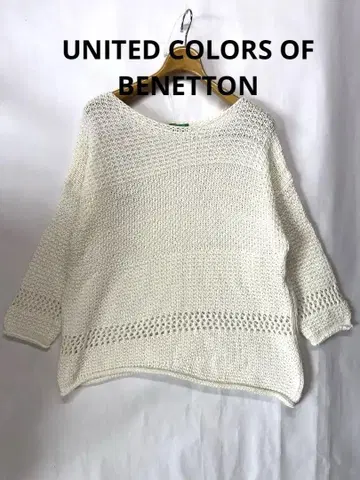 새상품 UNITED COLORS OF BENETTON 베네통 시어 니트
