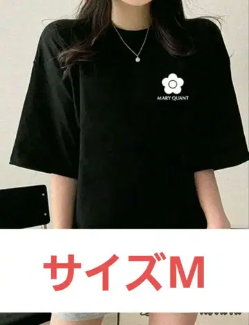 마리콴트 반팔 티셔츠 MARY QUANT 플라워 M 사이즈