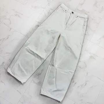 블랙 바이 마우지 PUNA 코쿤 데님 팬츠 23 와이드 화이트 1
