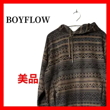 BAYFLOW 네이티브 무늬 후드티 M사이즈 쭈리 B1841