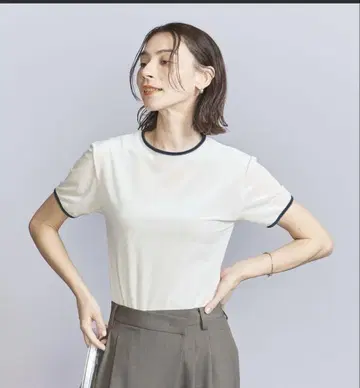 BEAUTY&YOUTH UNITED ARROWS 시어 보로 링거 티셔츠