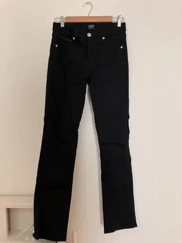 EDWIN 블랙 부츠 컷 데님 28