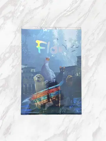 한국 한정판 영화 Flow 아트 포스터 (2장 세트) A3 포스터