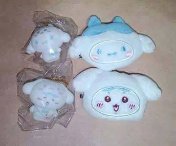 산리오 치이카와 (먼작귀) 마스코트 참 헤어 클립 하치와레 시나몬