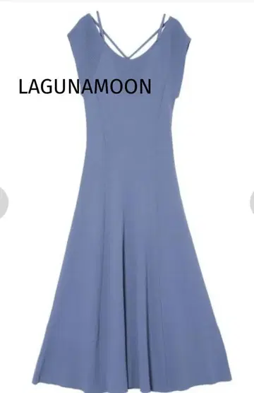 LAGUNAMOON 블루 니트 원피스 M 사이즈