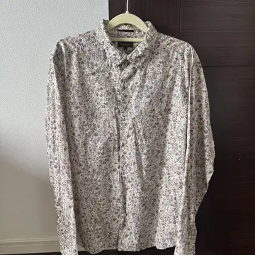 Paul Smith 꽃무늬 남성용 긴팔 셔츠 L 사이즈