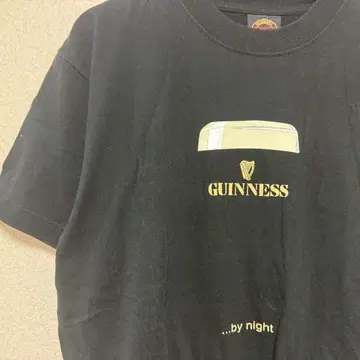 GUINNESS 블랙 티셔츠 M 사이즈
