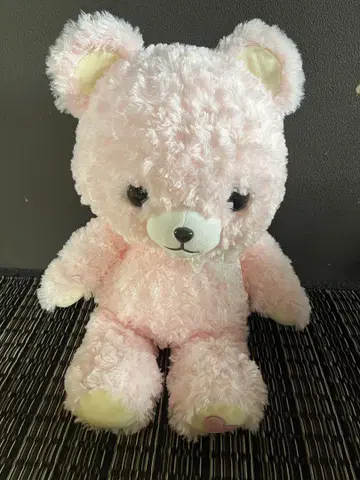 푹신푹신 핑크 곰 봉제 인형