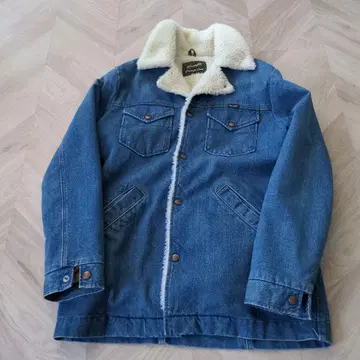 Wrangler 오렌지 코트 L 사이즈 데님 블루