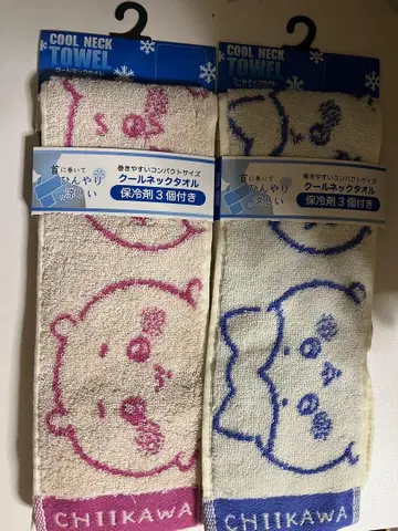 치이카와 (먼작귀) 쿨 넥 타월 2장