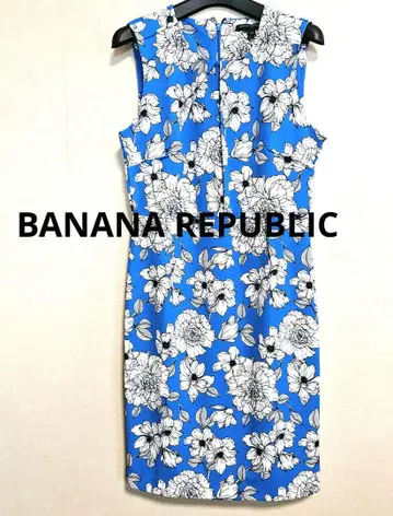 BANANA REPUBLIC 꽃무늬 슬리브리스 원피스