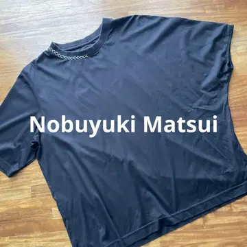Nobuyuki Matsui 노부유키 마츠이 변형 티셔츠 블랙