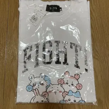 치이카와 (먼작귀) 원피스 티셔츠 칼리지풍 fight