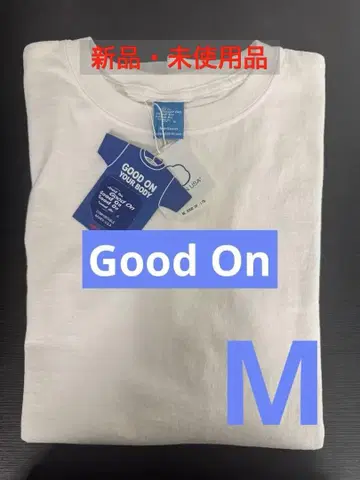 Good On S/SL TEE WHITE M 사이즈
