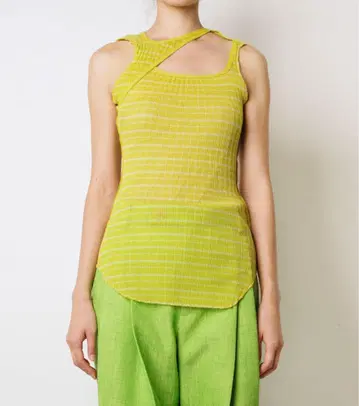아이레네 Teleco Rib Border Tank Top