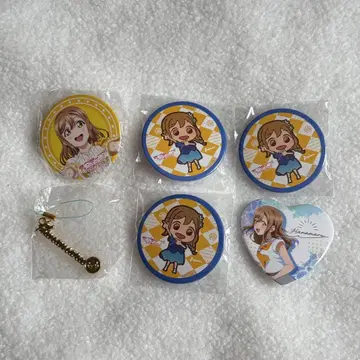 Aqours 구니키다 하나마루 캔뱃지 정리
