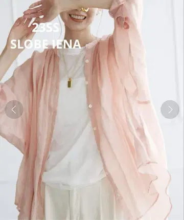 SLOBE IENA 라미 개더 셔츠 린넨 블라우스 슬로브 이에나