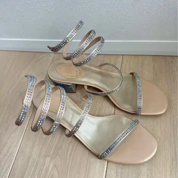 여성용 샌들, 세련된 디자인, 24cm, 새상품
