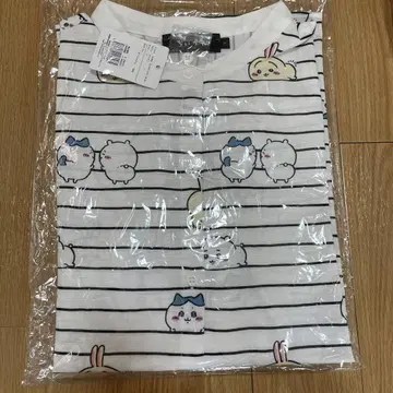 치이카와 (먼작귀) 밴드 카라 셔츠 보더