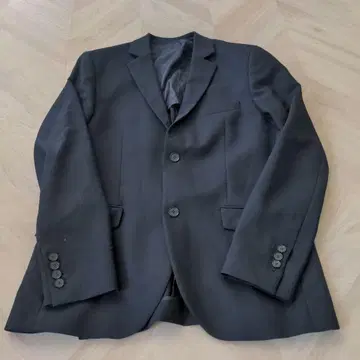 블랙 싱글 자켓 3 버튼