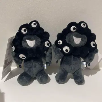 카라비너가 달린 마스코트 (서 있는, 앉은) 블랙 검정 미야쿠미야쿠