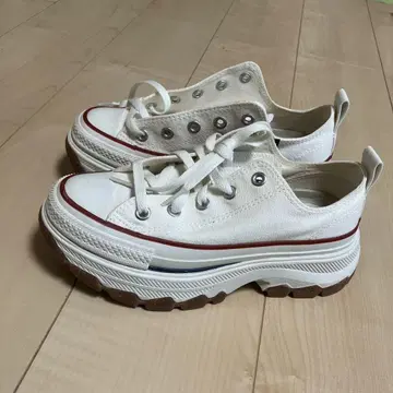 ALL STAR 통굽 화이트 스니커즈