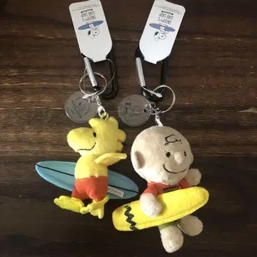 SNOOPY'S SURF SHOP 카라비너 마스코트 키링